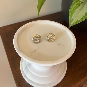 Boutique Gold pave earrings